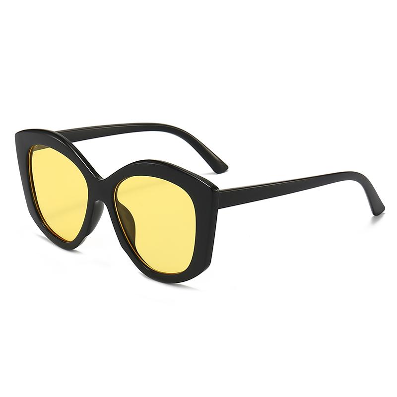 New Oversized Cat-Eye Sunglasses Multi-Color Trendy UV400 Protection SunGlasses Atmosphere Street Shooting Face-Slimming 5290