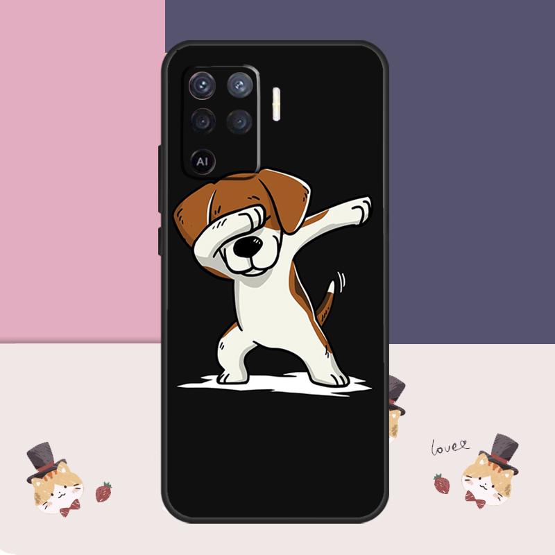 Милый Мультяшный Чехол для Собаки Бигль Для Oppo A60 A40 A80 A5 Pro A15 A16 A17 A57 A77 A94 A74 A54 A76 A96 A18 A38 A58 A78 A98