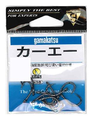 Gamakatsu Рыболовные крючки, размер 7, набор из 9 штук