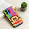 P-Paul Frank Чехол для телефона для iPhone 17, 16, 15, 14, 13, 12, 11 Plus, Pro Max, Другие Мягкий Черный Чехол