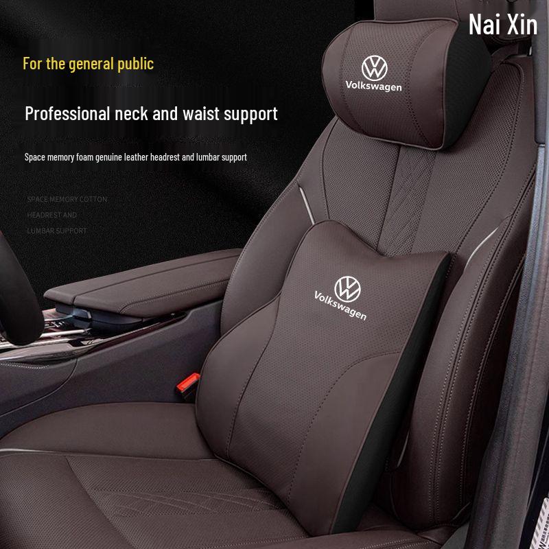 Volkswagen Group Neck Pillows: Compatible with Sagitar, Bora, Magotan, Passat, Lavida, Lamando, Tiguan, and Tharu headrests.