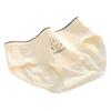 Women Underpants Mid Waist Cartoon Print Japanese Style Butt-lifted Good Breathability Elastic