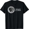 Футболка PBS с состаренным логотипом Public Broadcasting Service