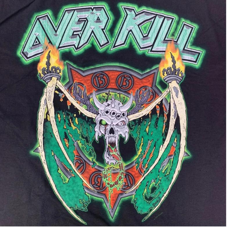 Overkill Logo Reprinted Black Unisex Cotton T-Shirt S-5XL Unisex T-Shirt