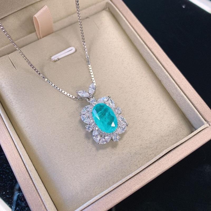 Sace Gems Классический медный сплав циркон кольцо кулон ожерелье ювелирные наборы подарки для свадебной вечеринки