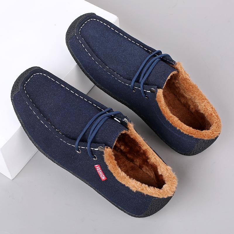 TUINANLE Мужская теплая зимняя обувь, высококачественные мокасины, повседневная обувь, туфли на плоской подошве, мужская обувь для вождения
