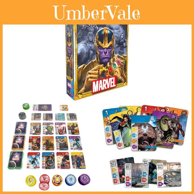 Splendor Marvel Board Game Featuring Paper Cards For Kids And Adults