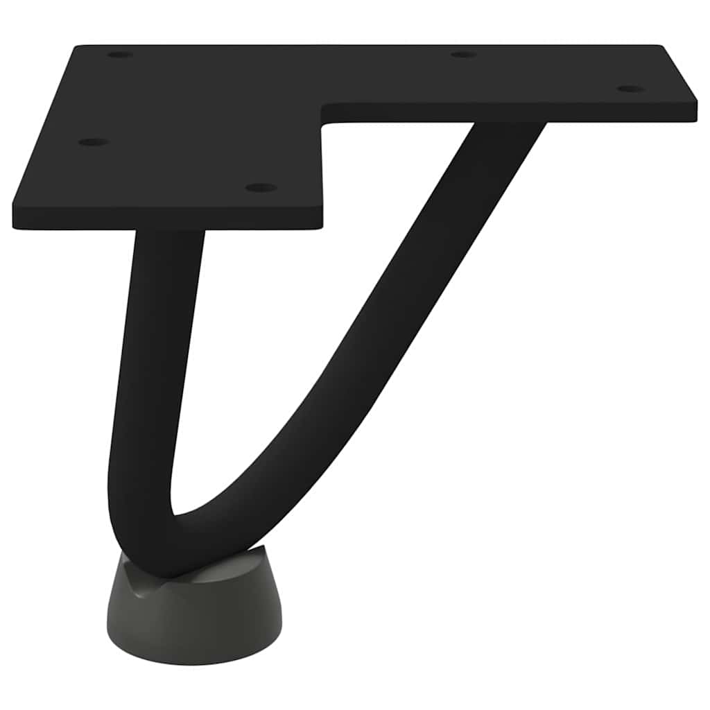 Hairpin Legs for Coffee Table 4 pcs Black 10 cm Solid Steel
