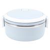 Thermal Lunch Box Stainless Steel Single Layer Portable Insulated Bento Box with Safety Buckle for