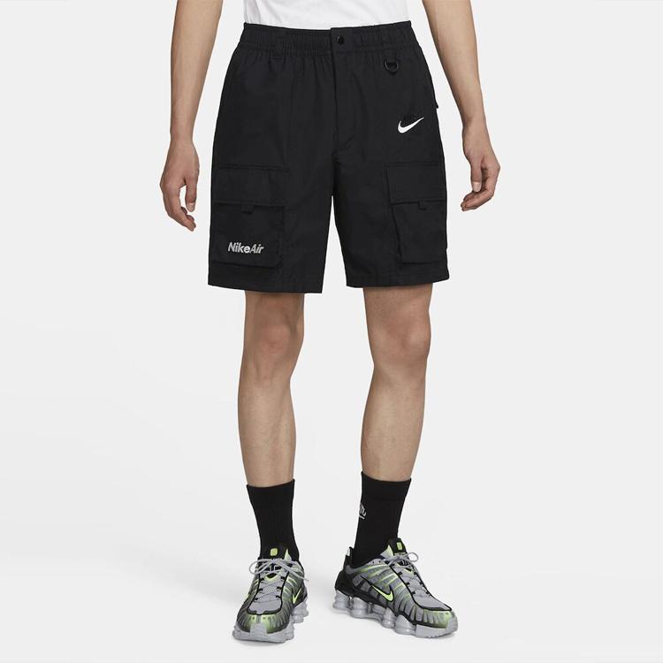 Nike Мужские шорты-карго Черные Умеренные CU4127-010