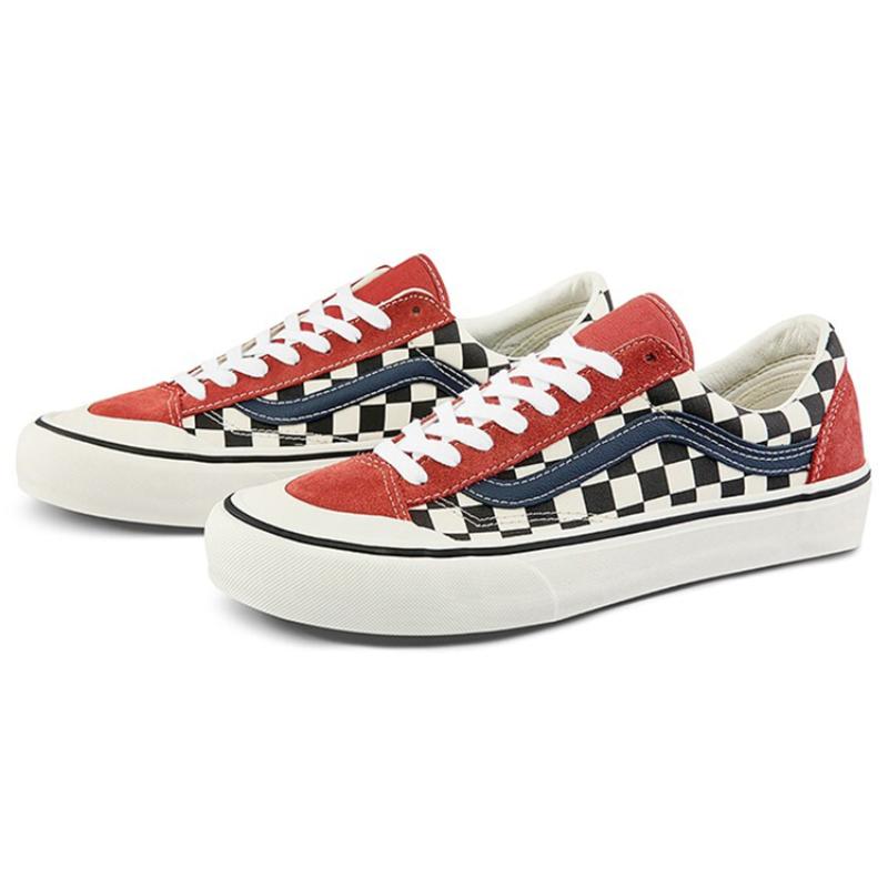Vans Style 36 Red/Black/White Checkboard Redblackwhite Vans VN0A3ZCJ5B7