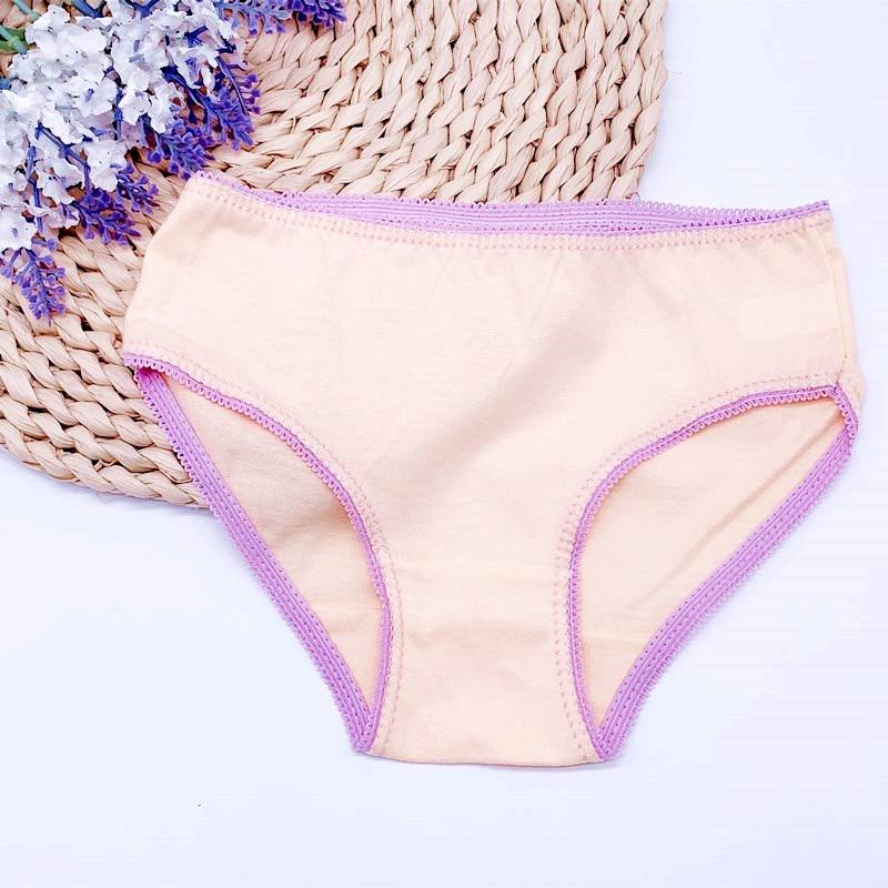 12pcs/Lot Cotton Girls Briefs Children's Underwear Triangle Panties Kids Underpants 2-13Years