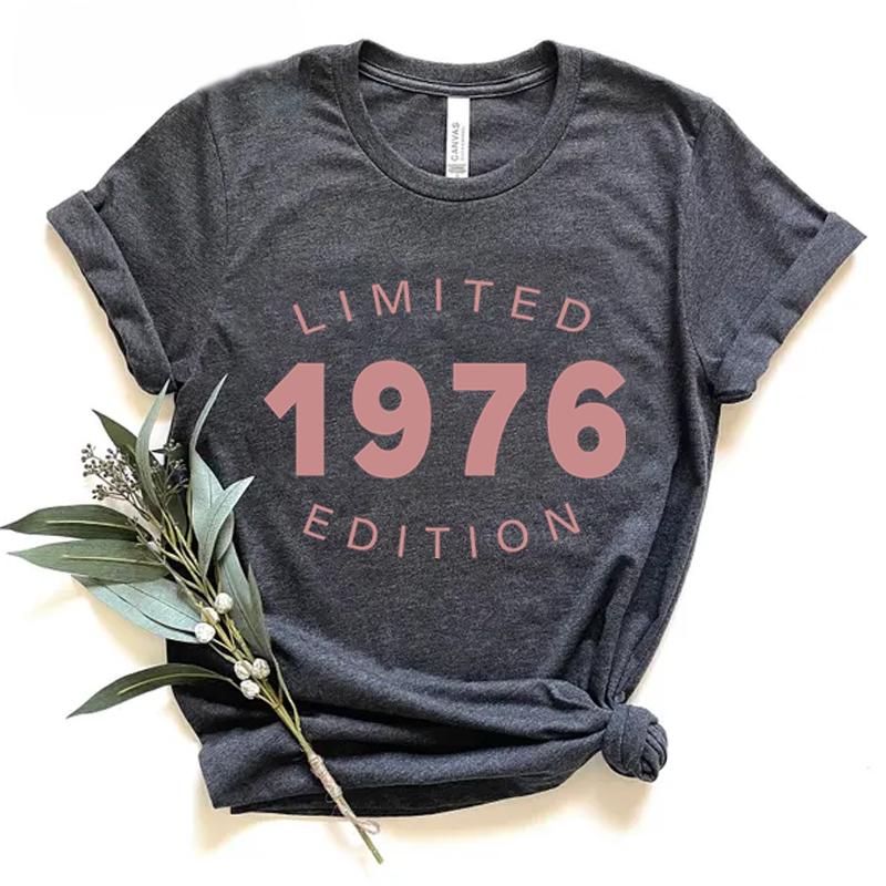 1970 To 1979 Limited Edition Unisexs Tshirt Vintage 1975 Birthday Tee 1970 To 1979 Born Tee Top Ladies 50th Birthday Tshirts