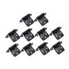 10Pcs Closing Hinges Cupboard Hinges Furniture Hardware Accessories Spring Hinges Easy to Install Cabinet Door Hinges
