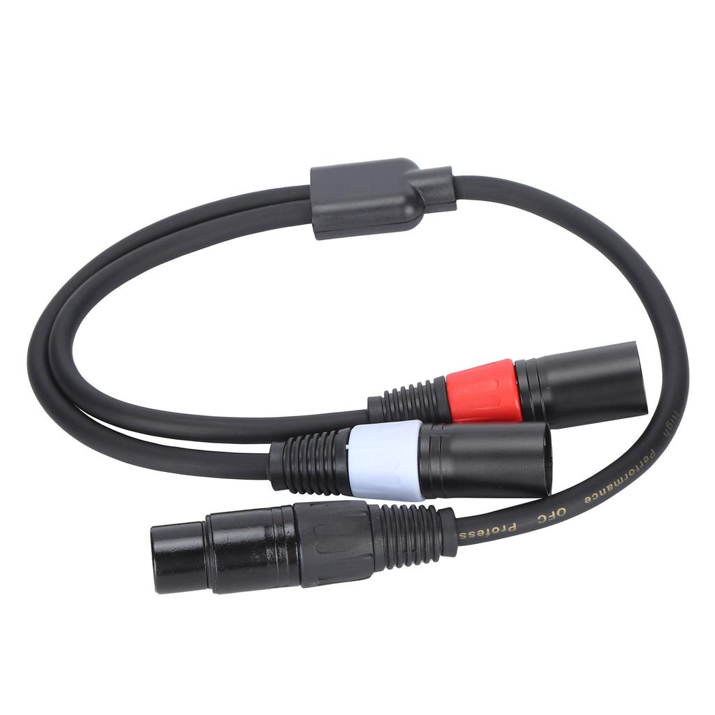 JORINDO 5-контактный XLR гнездо на двойной 3-контактный XLR штекер кабель Y-разветвитель или переходной кабель 0,5 м