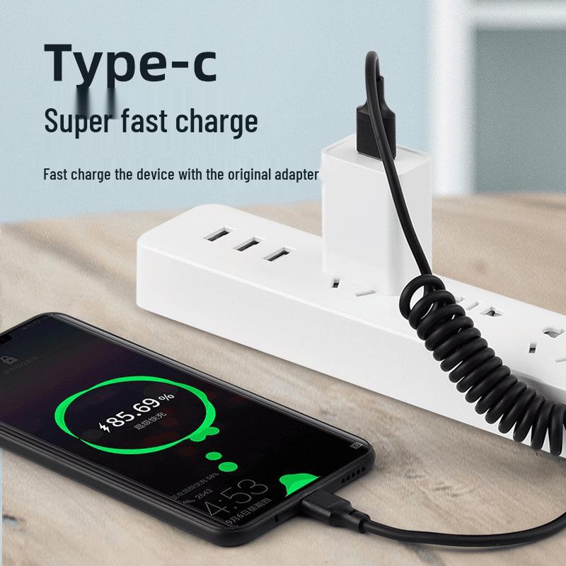 Двойной кабель Type-C 120 Вт Super Fast Charging для Apple и Huawei - Совместимость с Flash Charge 6A