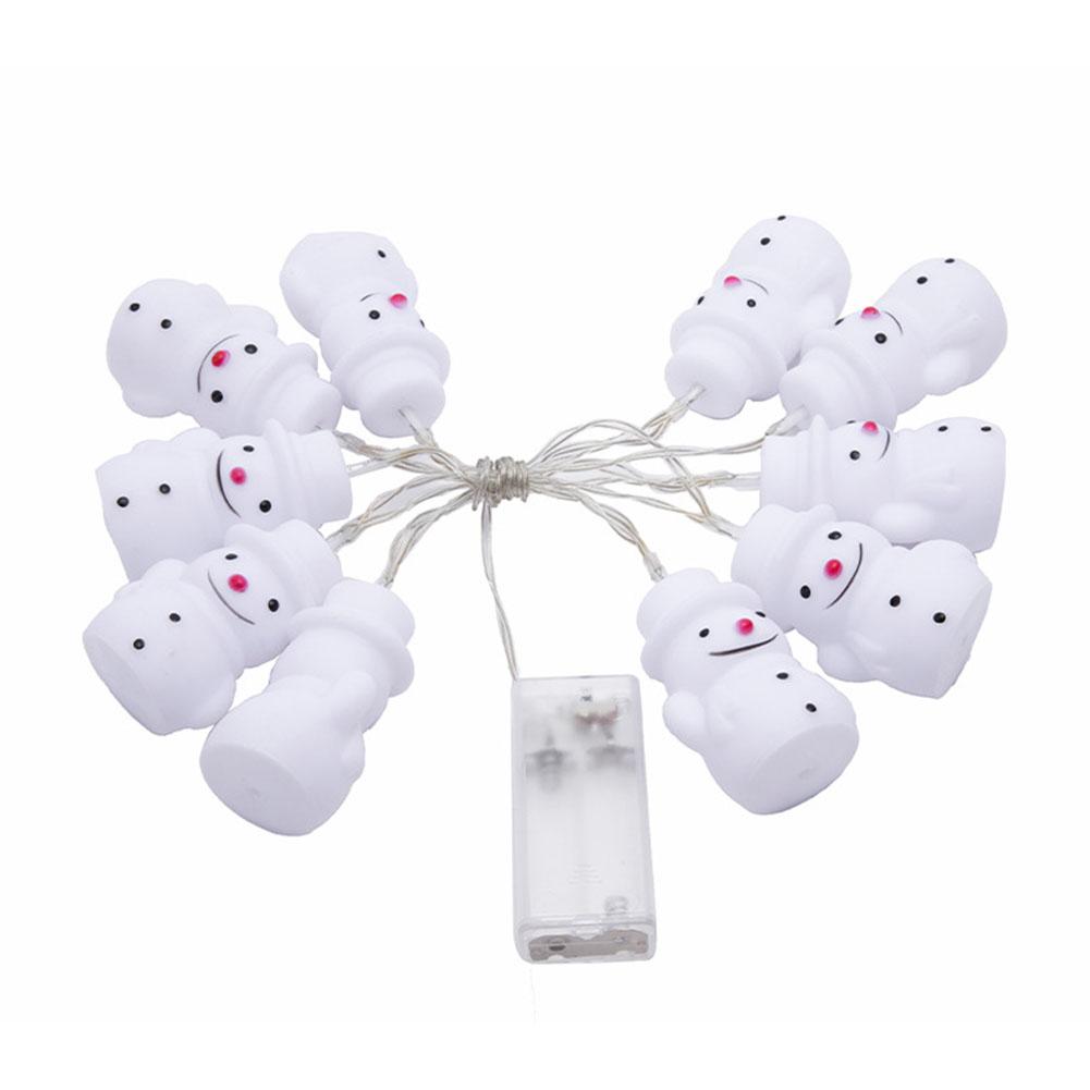 Christmas Decoration String Lights LED Snowman Lovely Fairy String Light for Bedroom Lawn Landscape Garden Home Holiday