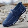 Summer Canvas Mens Shoes Slip-on Breathable Mens Casual Shoes Lightweight Flat Shoes Men Sneakers Loafers De Hombre