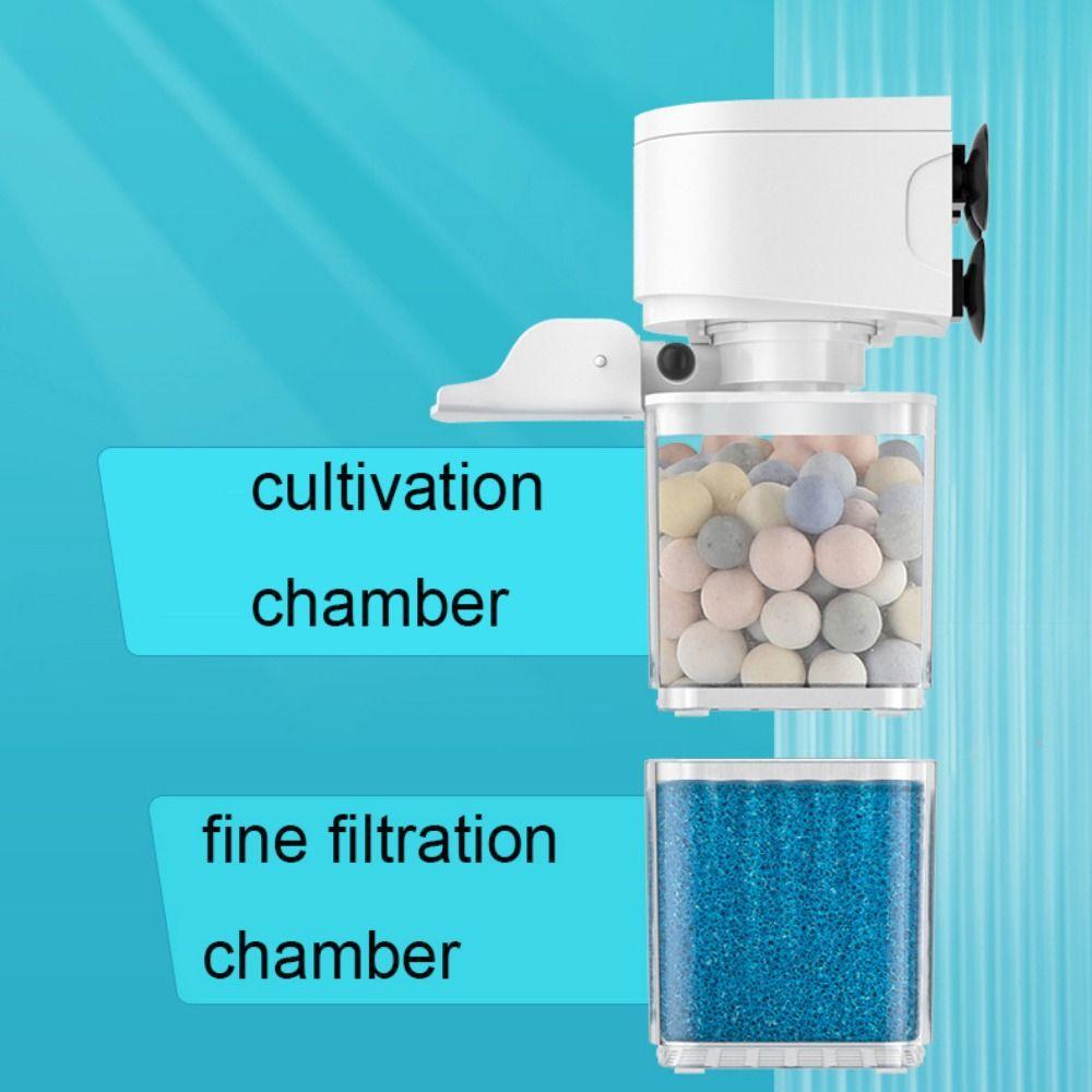 Mute Fish Tank Submersible Filter Removable Oxygenation Pump Suction Toilet For Fish Tank