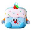 Strawberry Cake Cute Cartoon Children Girls Backpack For School And Outing Use