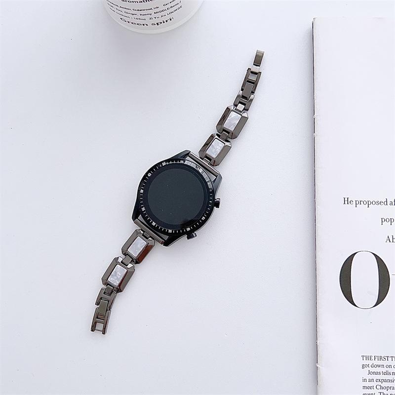 20 мм Нержавеющая сталь Ремешок Алмазный корпус Для Samsung Galaxy watch 7 6 5 pro/4-6 classic 46/42мм/Active 2 ремешок для часов