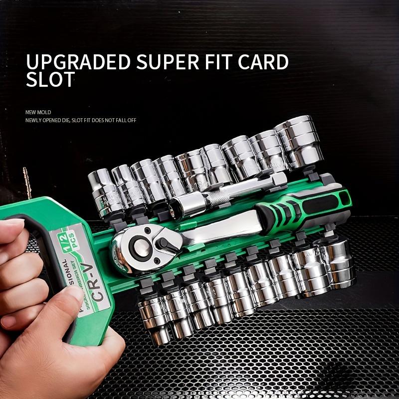 Набор из 21 предмета 1/4 3/8 1/2 дюйма с храповым механизмом, набор приводных гильз, улучшите свой ремонт автомобилей и мотоциклов