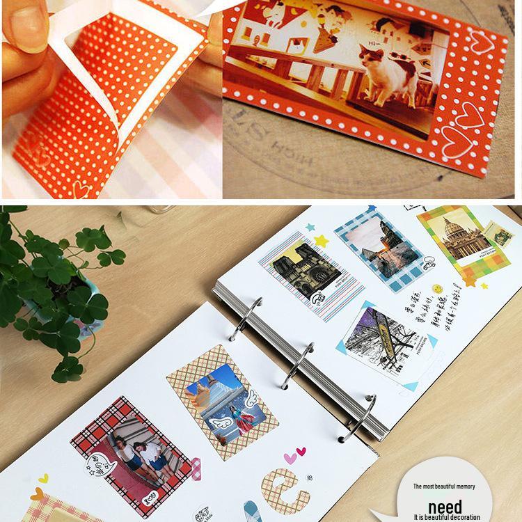 Наклейки-рамки Polaroid 3 дюйма для креативных DIY-журналов