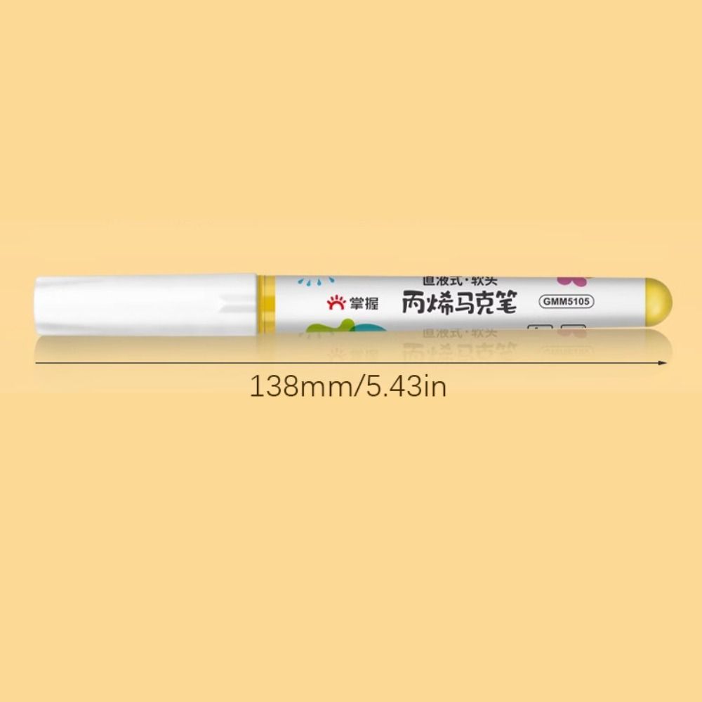 Soft Tip Colour Pen 12/24/36/48-Colors Art Watercolor Pen High-quality Acrylic Marker Painting