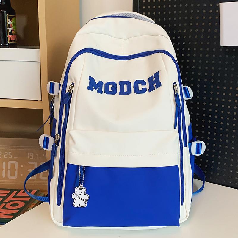 Школьный рюкзак для девочки начальной школы с алфавитом, рюкзак для ученика средней школы, рюкзак для студента колледжа