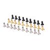 10-Pcs M3 Thread Pickup Selector Screws  - 3-Way 5-Way Toggle Switch Replacement Parts for Electric Guitars