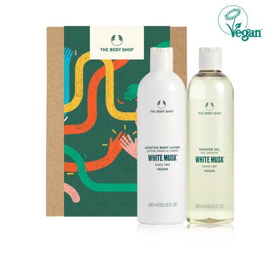 The Body Shop Набор из 2-х средств по уходу за телом White Musk (Гель для душа 400 мл + Лосьон для тела 400 мл)