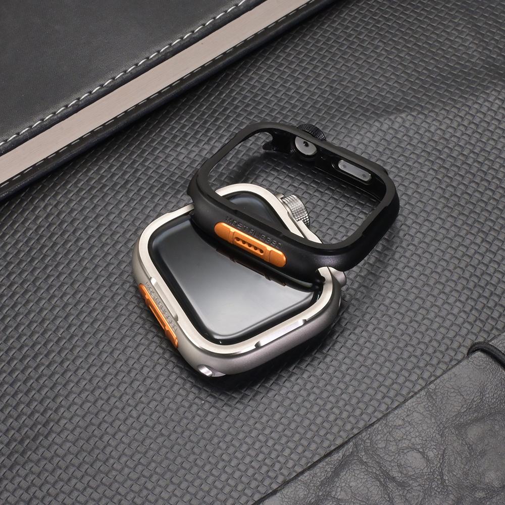 Металлический корпус для Apple Watch Ultra 3 2 1 49мм 46мм 45мм 44мм Защитная крышка-чехол из сплава для iwatch Серии 11 10 9 8 7 6 5 SE3