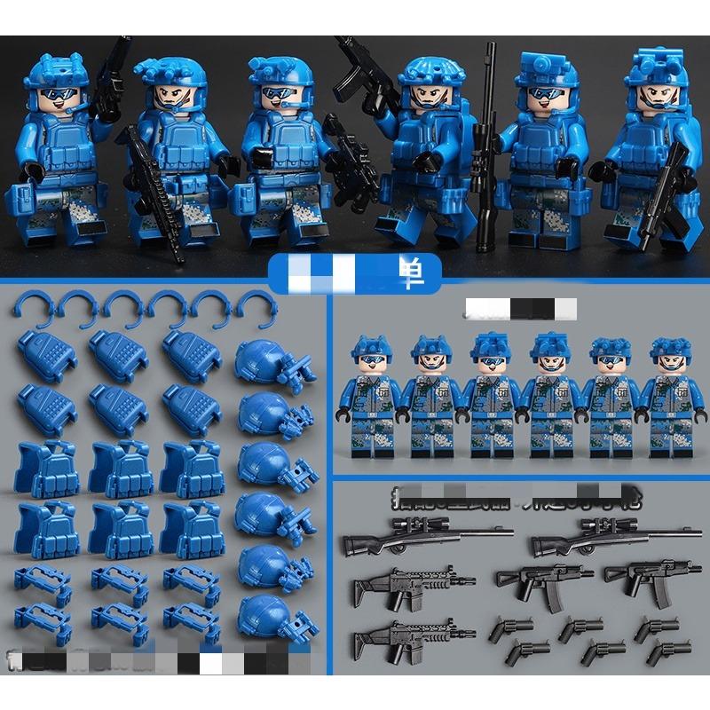 Peacekeeping and Riot Control Teams, Police, Special Forces, Soldiers, Military Figures, Children, Assembled Toys, Building Toys, Gifts