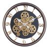 Retro Hollow Gear Wall Clock Restaurant Wall Wall Decoration Three-dimensional Gear Clock