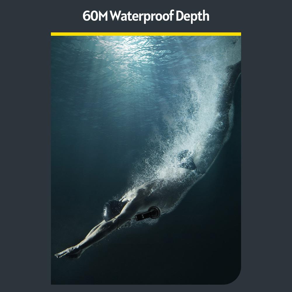 Водонепроницаемый чехол для спортивной камеры, корпус для дайвинга, подводный, 60 м, со сменным ремешком для DJI Osmo