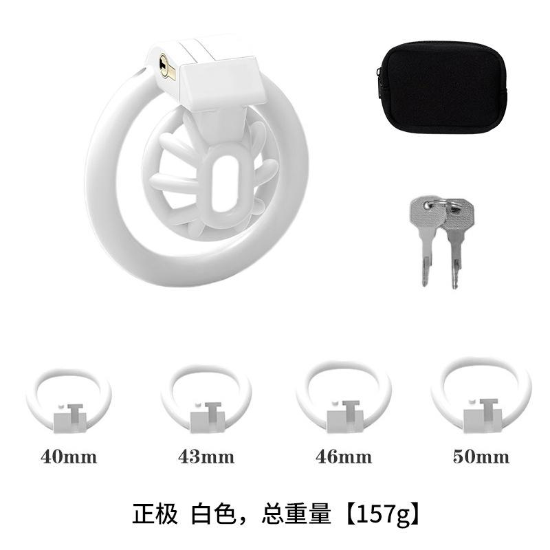 Male Positive-Negative Pole Chastity Cage Whale Head Style Sissy Abstinence Cage BDSM Adult Toy CB Urethral Lock Sex Product18+