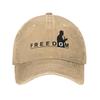 Бейсболка Freedom Washed Мода Чарли Кирка Солнечная Тракерская Шляпа Лето Женщины Мужчины Уличный Спорт Снэпбек