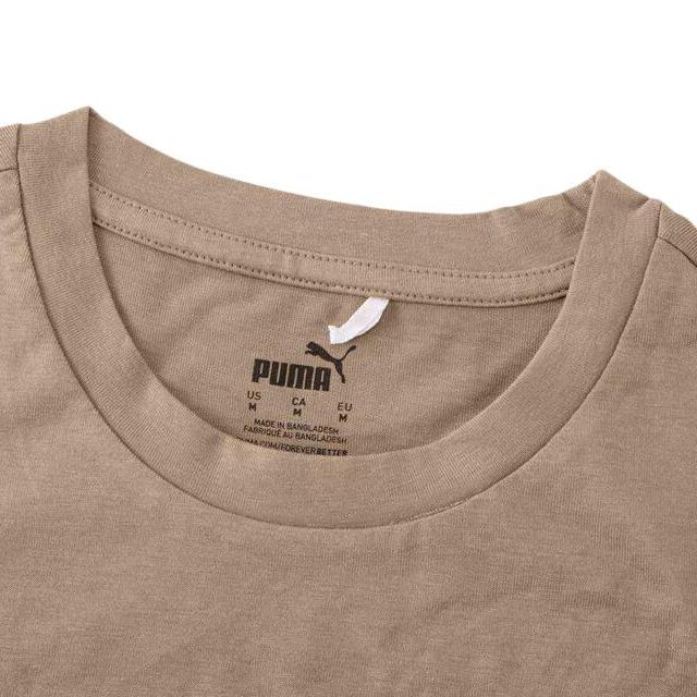 Puma Футболка Better Essentials Fashion Solid Color Breathable Short Sleeve T Shirt Men Tops Oak-Brown 675977-67