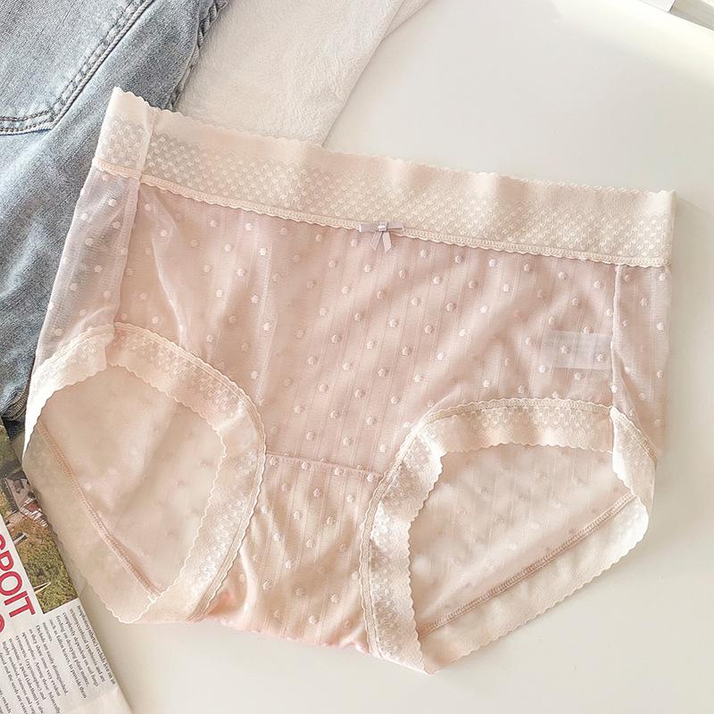Женское нижнее белье, сексуальное супермягкое сетчатое кружевное бесследное треугольное нижнее белье, антибактериальные шорты
