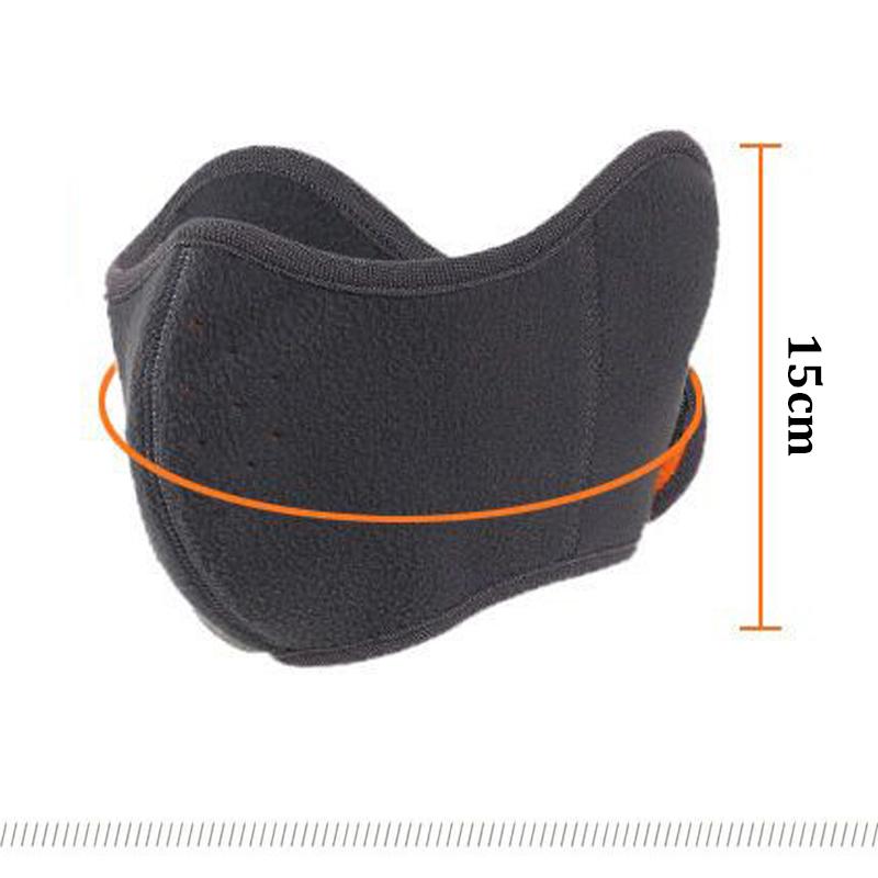 Зимняя полумаска для лица для велоспорта, кемпинга, лыжная маска для лица для мужчин, флисовая теплая маска, наушники для сноуборда, лыж, пешего туризма, спортивный шарф