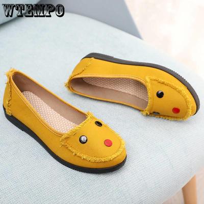 Тканевые туфли на плоской подошве, женские дышащие туфли на мягкой подошве для отдыха, рабочая обувь с открытым носком, простой повседневный стиль, весна-лето