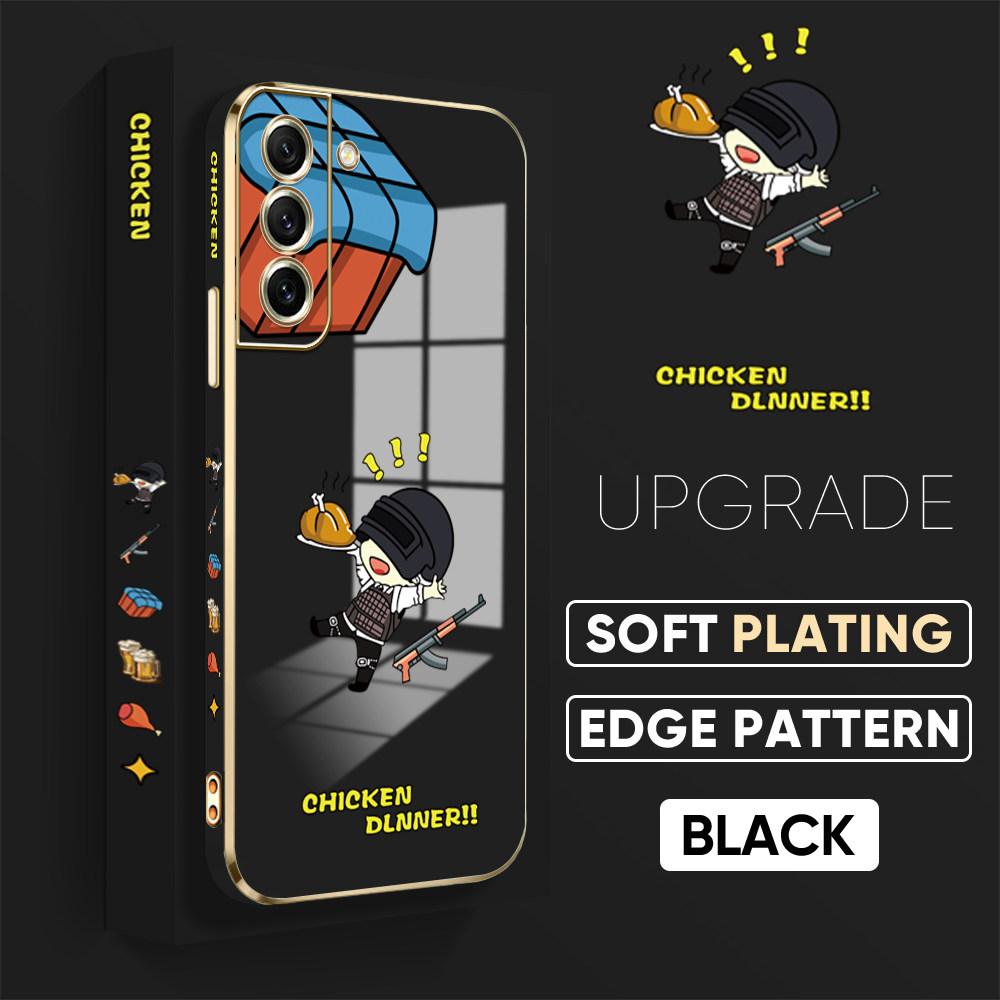 Красочные печатные узоры с квадратным краем корпуса с покрытием корпуса телефона Роскошное покрытие Мягкий чехол для телефона для iPhone Motorola Moto OnePlus Samsung