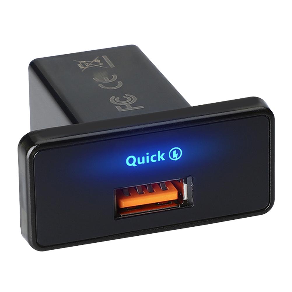 18W/30W Car Charger 12V-24V PD Type C/USB RV USB Outlet Adapter Fast Charging Power Outlet for Marine Boat ATV Camping Truck