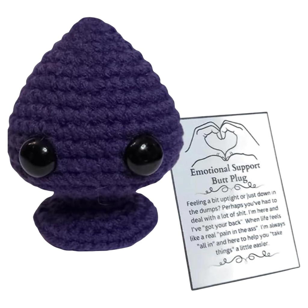 Hand-Crocheted Creative Cartoon Cute Ornament Stress Relief Doll