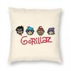 Gorillaz Символ Квадратная Наволочка Чехол на Подушку Подушка Декоративная Подушка для Дома Спальни Автомобиля