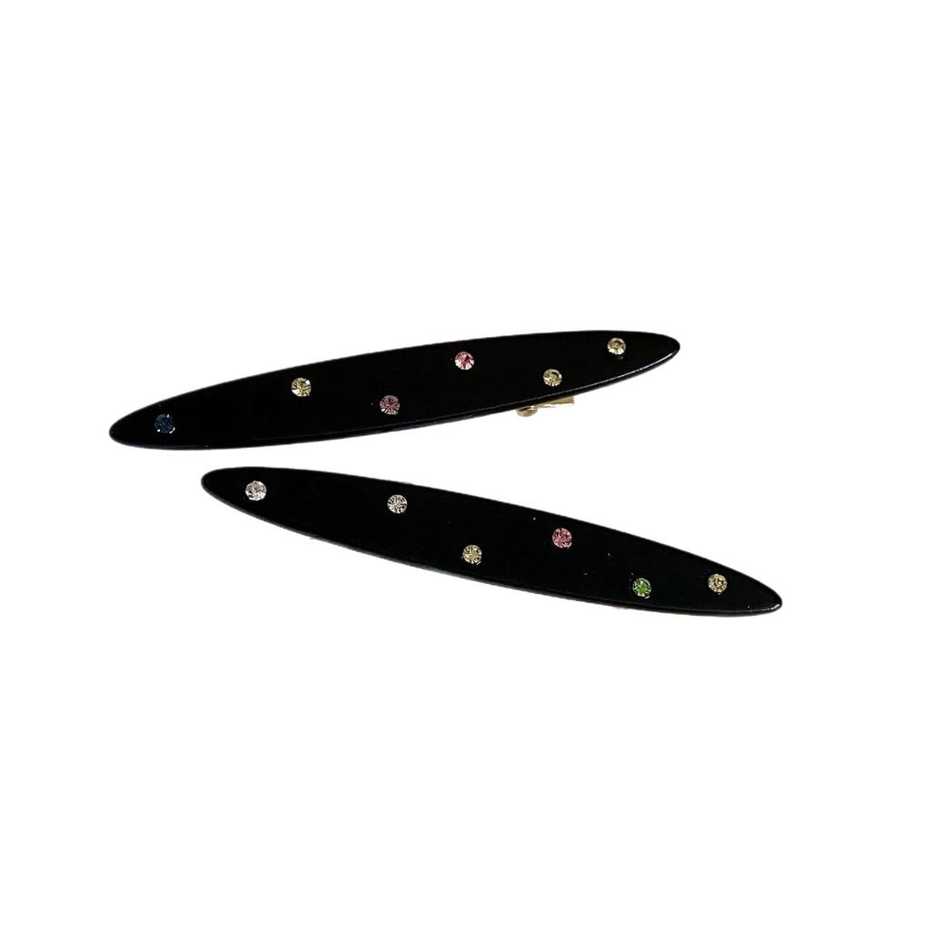 Водяные бриллиантовые заколки для волос, Сладкая челка, Боковые заколки для волос, Овальные зажимы-уточки, Аксессуары для волос