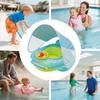 Детский надувной круг для плавания с навесом от солнца, надувная плавательная дорожка, летние круги для бассейна для детей, кольца для купания младенцев