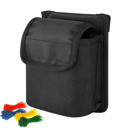 Measuring Tape Tool Pouch with Belt Clip, Tape Measure Clip Holster, 3.81*1.57*4.72 inches, Wear-Resistant Thick Belt Measuring Tape Tool Pouch for Te
