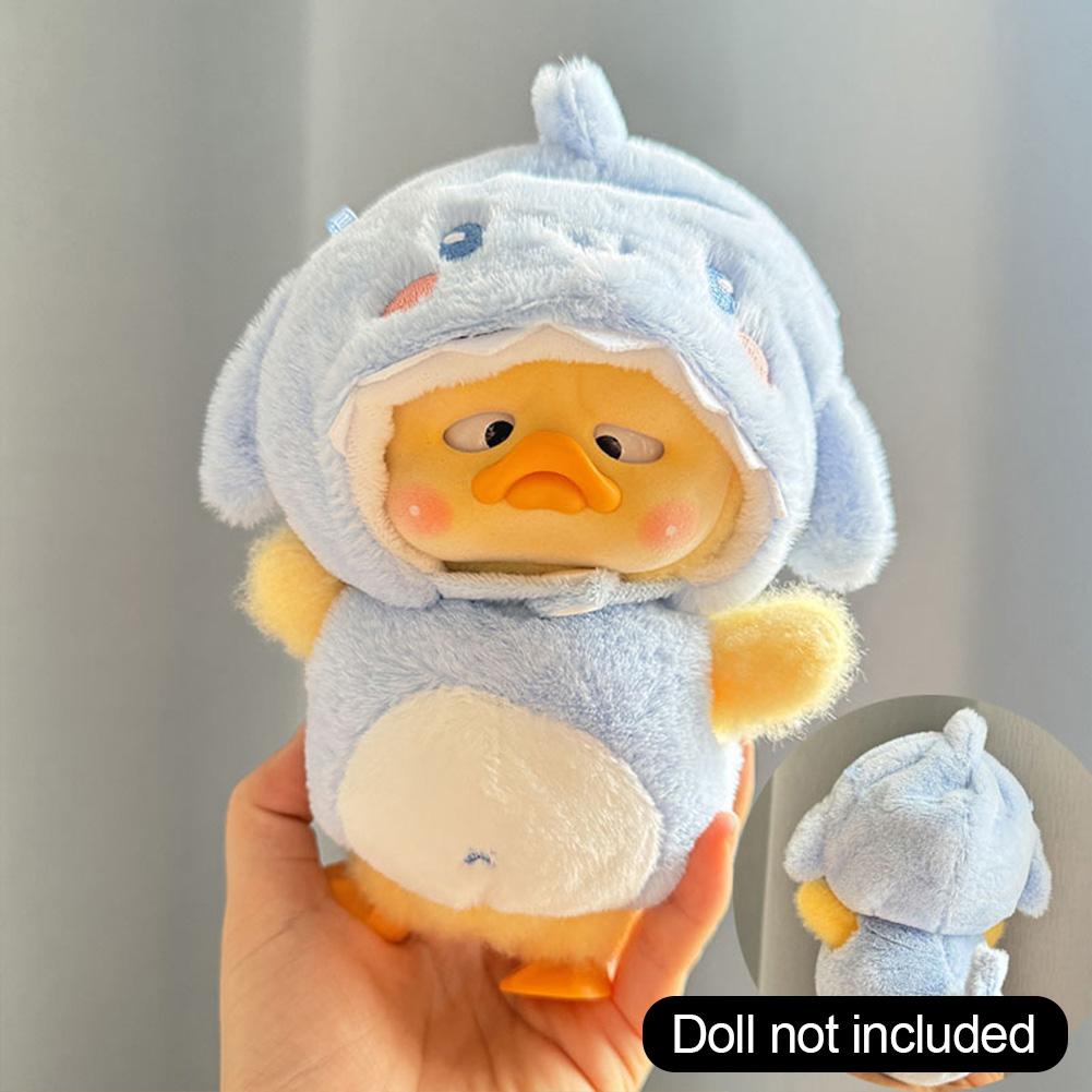 Маленькая желтая кукольная утка Одежда для раздражающей утки Расстроенная уточка Мягкая серия Детская одежда Аксессуары