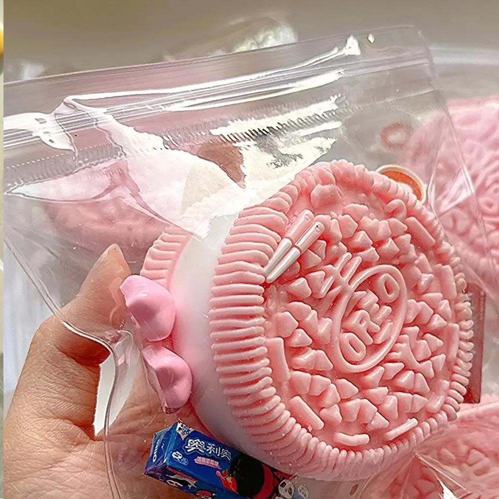 1 шт., силикон ручной работы для большого Oreo, антистрессовая мягкая игрушка Mochi Taba, мягкая новая игрушка-фиджет, игрушка для щипков печенья